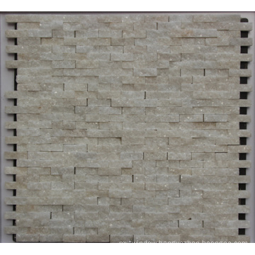 8mm White Stone Mosaic Tile